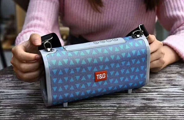 TG123 водонепроницаемый беспроводной Bluetooth 4,2 динамик супер бас сабвуфер портативная музыкальная магнитола FM портативный стерео-динамик+ 16G TF карта - Цвет: blue