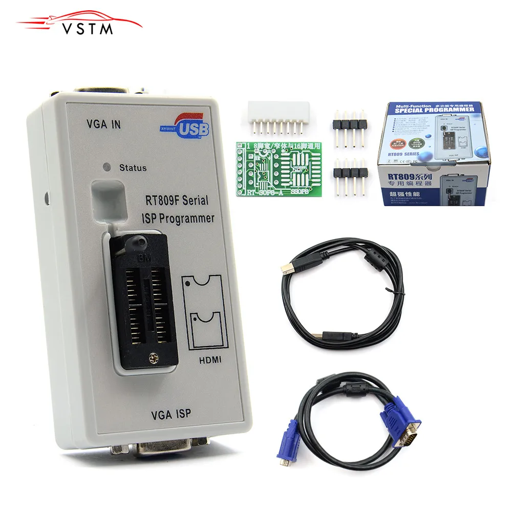 Программатор RT809F/rtisp 809 ЖК-программатор usb инструменты для ремонта 24-25-93 serise IC с 11