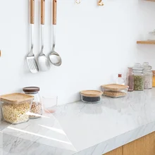 

Kitchen Countertop Crystal Film Stove Quartz Stone Marble Protective Film Wallpaper Self Adhesive Furniture Oil-proof Sticker