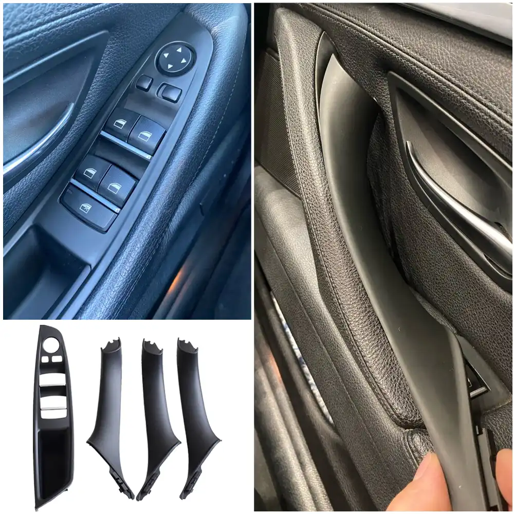 左手bmw 5シリーズf10 F11ドアインナーハンドルフロント内部ドアパネル運転席ボタンスイッチフレーム収納ボックス インテリア ドアハンドル Aliexpress