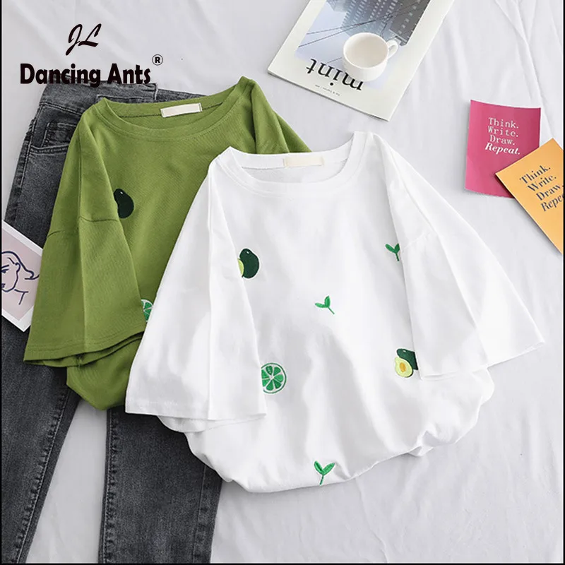 

2020 Fashion Tee Woman Summer tshirt Women Tshirt Cartoon Print Top Short Sleeve t shirt Female Clothes