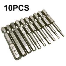 

10pcs Hex Shank Screwdriver Wrench Drive Power Drill Socket Extension Key Allen Bit Drill Magnetic Adaptor 1/4" Screwdriver Tool