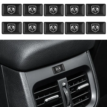 

3D Car Styling Decorative Epoxy Resin Emblem Badge Sticker Decals For Dodge journey ram 1500 challenger caliber charger durango