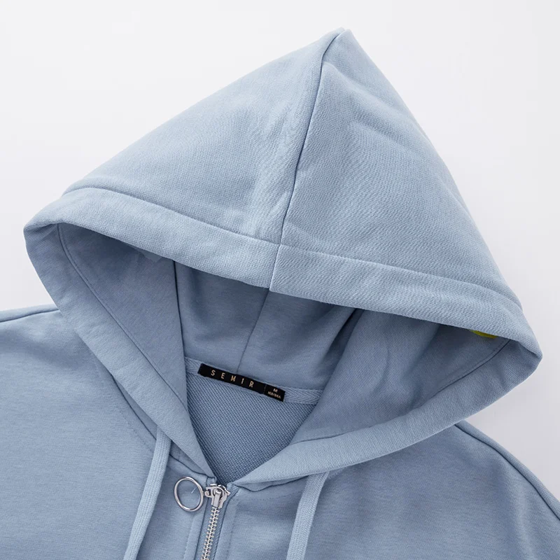 New  SEMIR Jacket women 2020 spring new hooded Korean loose thin woman jacket cotton student retro Hong-