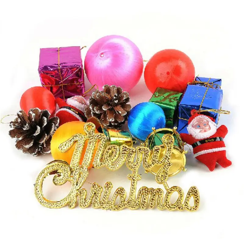 

15 Kinds Christmas Decoration Accessories Festival Gift Assorted Ornament Xmas Tree Hanging Christmas Decorations For Home Party