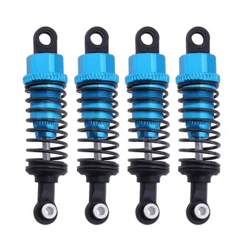 

4pcs 1:18 Alloy Simulation Replacement RC Car Part Easy Install Anti Vibration Shockproof Durable Shock Absorber Set For WL A959