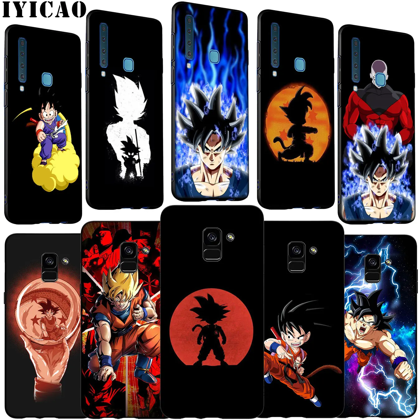 Dragon Ball Goku Soft Silicone Phone Case for Samsung Galaxy A6 A7 A8 A9 2018 A3 A5 2016 2017 Note 9 8 10 Plus |