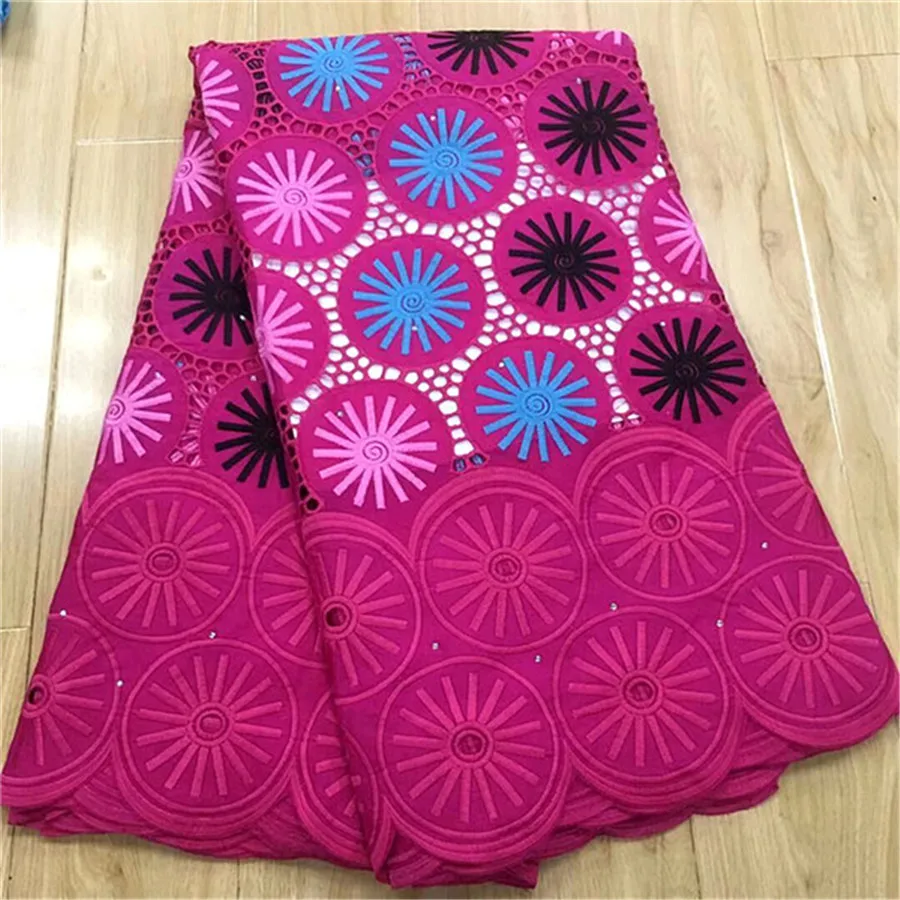 Швейцарские кружева ткань из Дубая Африканское сухое кружево Высокое качество кружево для нигерийских кружевной ткани 5 ярдов/партия