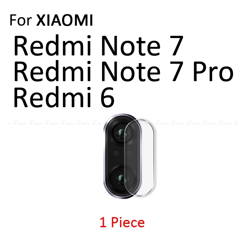 For Redmi Note 7 Защитная пленка из закаленного стекла для задней камеры Xiaomi mi 9T 9 SE 8 A3 A2 Lite 6X Max 3 Red mi Note 8T 5 6 7 Pro F1 10 - Цвет: For Redmi Note 7