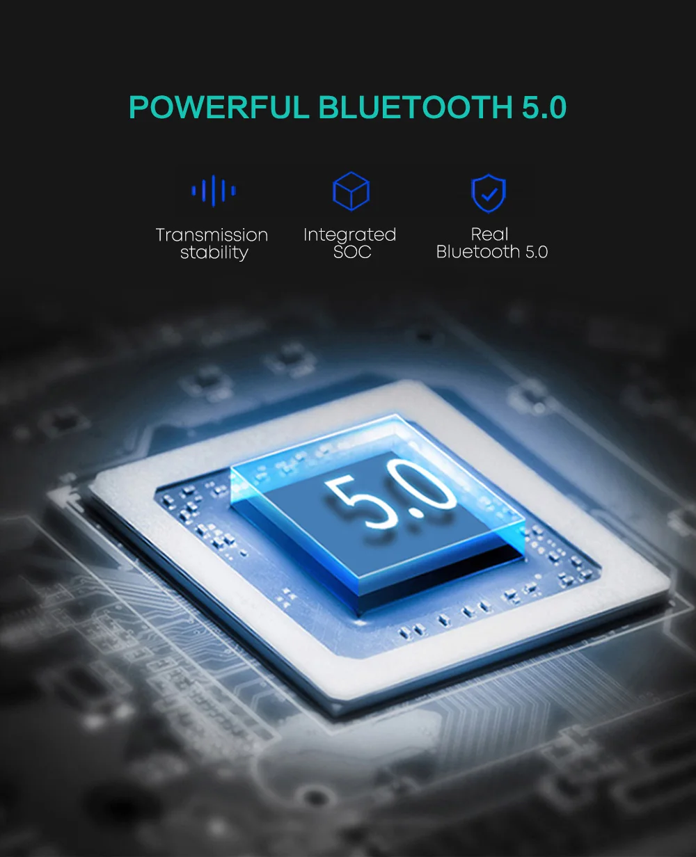 Bluetooth 5,0 HiFi качественный звук портативные беспроводные наушники с зарядной док-станцией