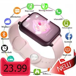 

New smart watch waterproof heart rate monitor blood pressure multiple sport mode smartwatch women wearable watch men smart clock