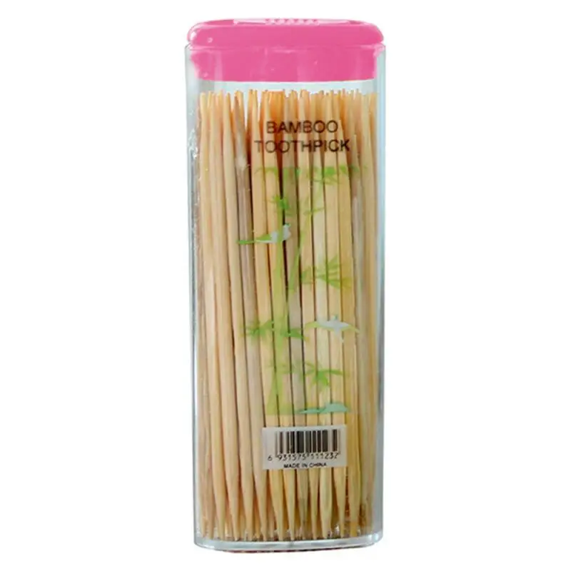 1 коробка Одноразовые Деревянные Зубные зубочистка из натурального бамбука для дома ресторан отель продукты зубочистки инструменты
