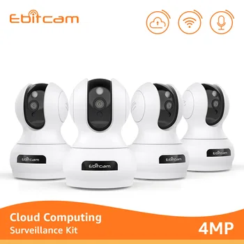 

Ebitcam IP Cameras PTZ 4mp CCTV Camera Security System Kit Wireless IP Cameras PTZ Zoom CCTV Camera Security System Kit Wifi