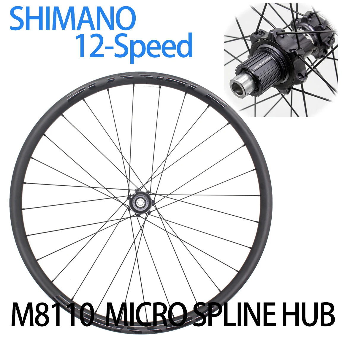 29er BOOST 148 карбоновый горный велосипед 33 мм 350 г обод с XT M8110 Микро разъем 12 Скоростей