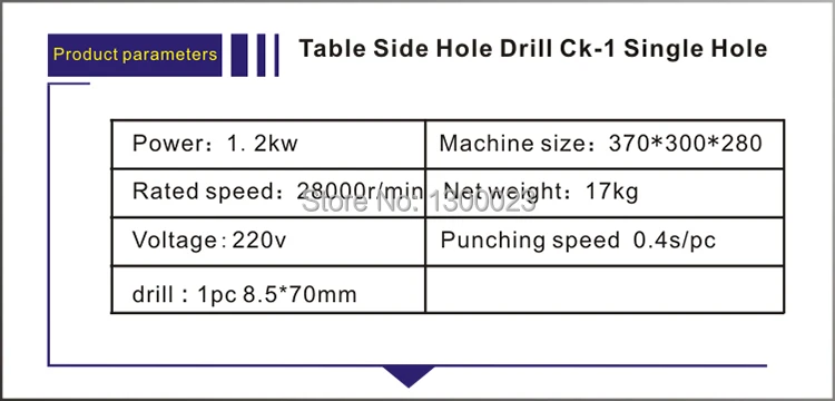 woodworking table side hole drill CK-1 single hole Dowel Pin Bolt Quick punch Horizontal Drilling Boring Machine Driller 1200W