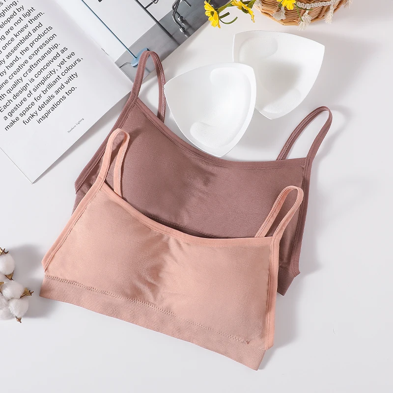 Women Lingerie Bra Seamless Tube Top Bras Women Backless Nonwire Underwear Female Sexy Lingerie Women Crop Tops Removable Pad Bralette Sports Top