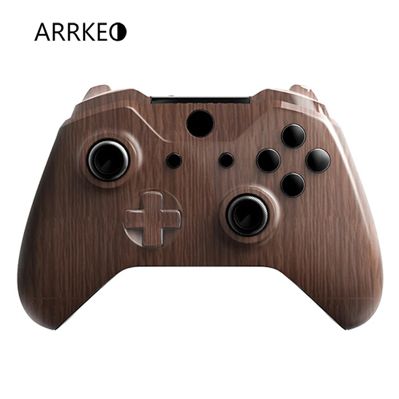 ARRKEO гидро окунутый Деревянный Цвет Полный пользовательский сменные кнопки мод комплект чехол для XboxOne S беспроводной контроллер