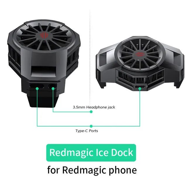 100 Original Nubia REDMAGIC Gaming Phone Fan Cooler for Red Magic ICE