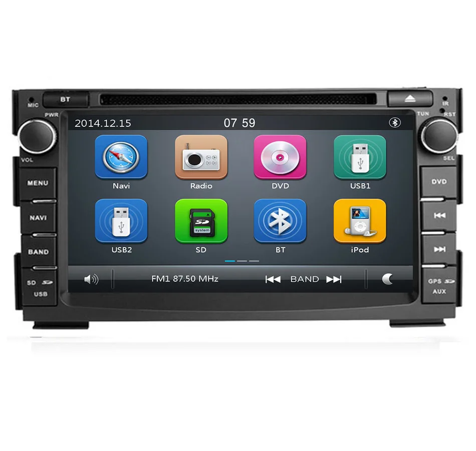 Flash Deal 7"2din Car Radio Car DVD Player Multimedia For Kia Ceed 2010 2011 2012 Venga GPS Glonass Navigation Audio Stereo Head unit Video 0