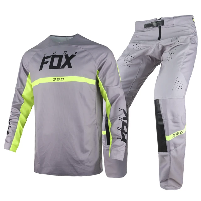 Red Troy Fox 360 Merz Jersey Pant Combo Mens Motocross Gear Set Mx Riding Atv Mtb Mountain Bike Off-road Adult Bicycle - Combinations AliExpress