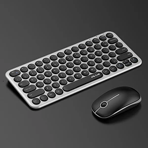 Желе расческа Ultra Slim 2,4 ГГц USB клавиатура и Мышь комбо для портативных ПК Windows XP/7/8/9 эргономичный круглый портом «мама» и удобно