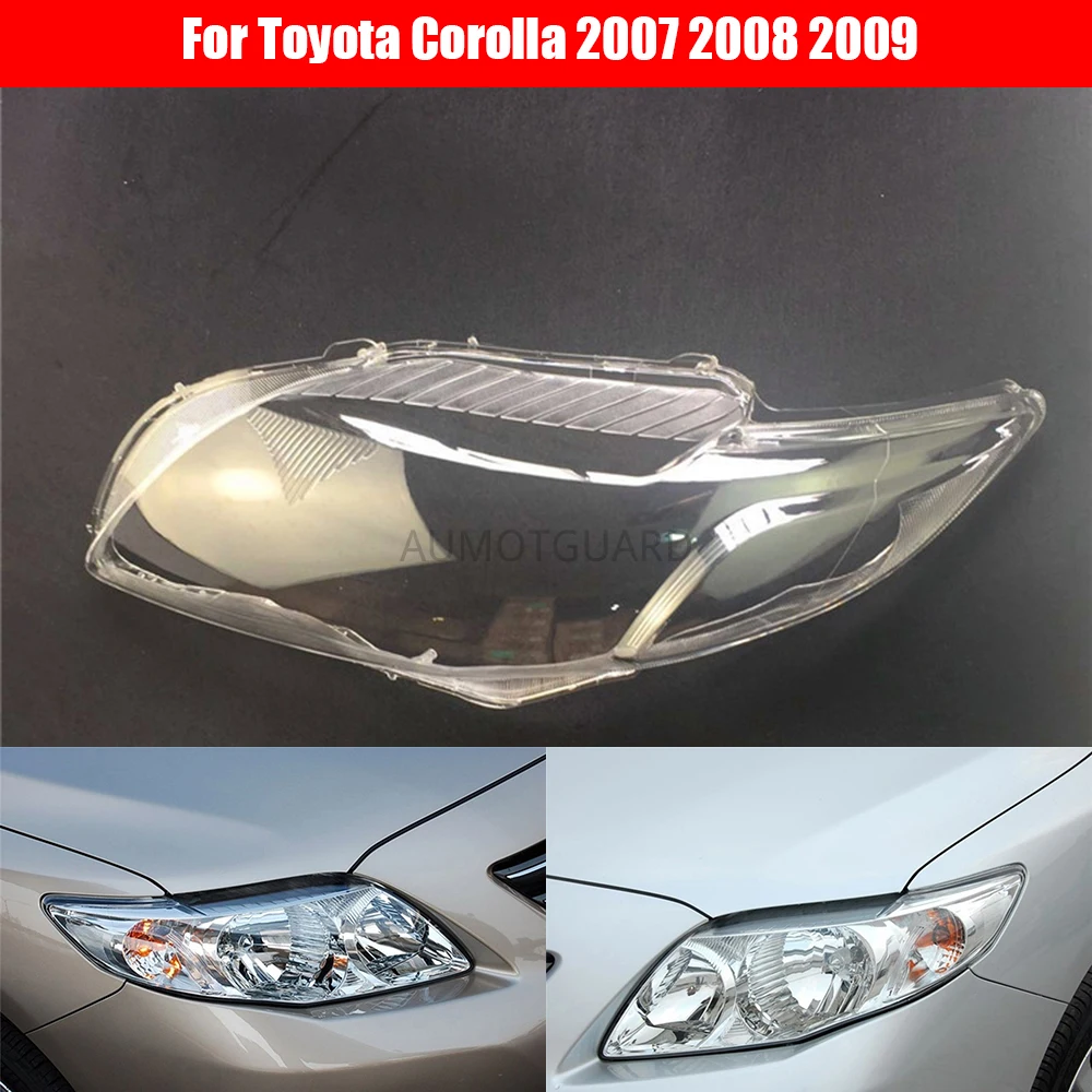 

Car Headlamp Lens For Toyota Corolla 2007 2008 2009 Car Replacement Auto Shell