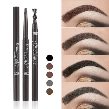 

5 Colors Double Heads Eyebrow Pencil Enhancer Pen Longlasting Waterproof Peel Off Tint Drawing Eye Makeup Brow Cosmetic Tools