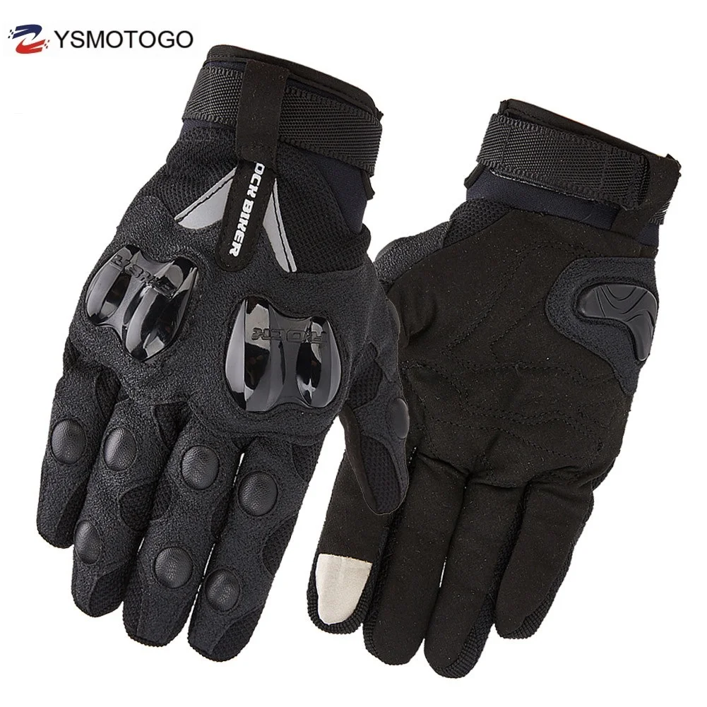 

Touch Screen Motorcycle Gloves Moto Motorbike Motocross Driving Protective Gear Hard Knuckle Biker Full Finger Glove Men Women