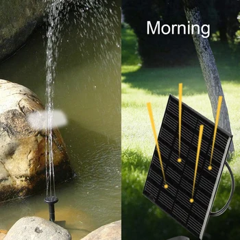

1.2W Micro Solar Pump Water Floating Fountain Pumps Outdoor Landscape Brushless for Household Garden Grass Supply