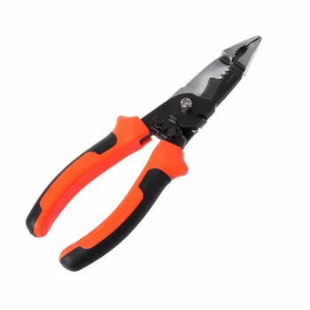 

Drop Shipping 5 In 1 Multifunctional Wire Stripper Plier 8inch 210mm Cable Crimping Cutter Electrician Cutting Hand Tools