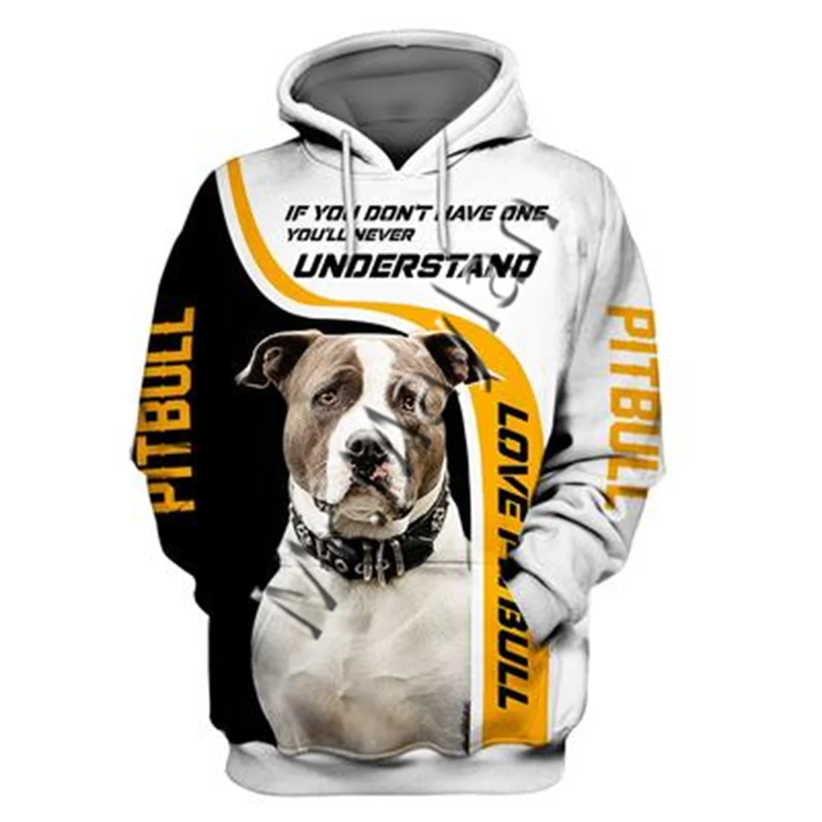 

Толстовки унисекс с 3d-графическим рисунком, свитшоты, художественная толстовка с рисунком собаки питбуля, Мужская/Женская Повседневная Уличная одежда, свитшот, пуловер