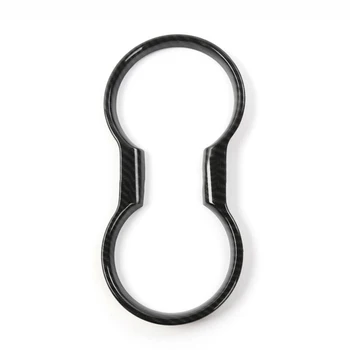 

Carbon Fiber Cup Holder Cover Car Trim Sticker Black Hot Sale Practical