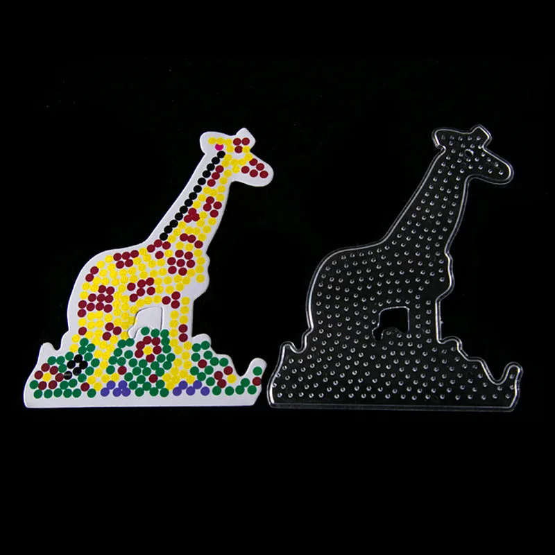 5 мм Хама бусины шаблон с цветной бумагой пластик трафарет головоломки Perler головоломки бусины Diy Прозрачная форма головоломки обучающие игрушки