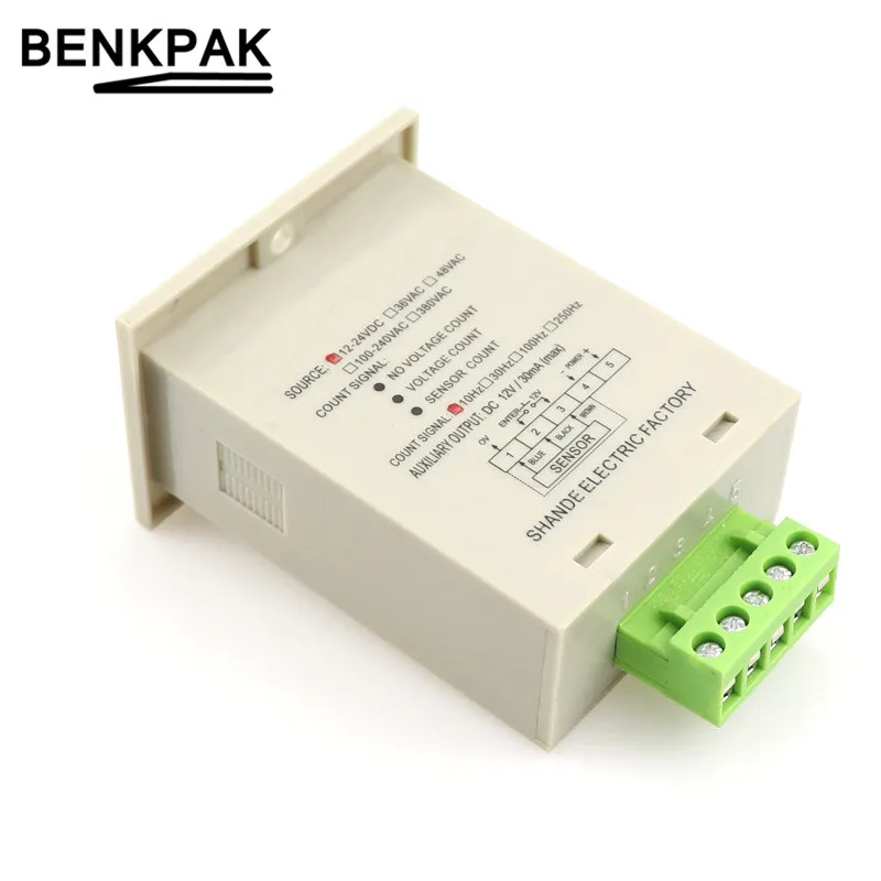 6 цифр цифровой дисплей электронный счетчик 100-240VAC 12-24VDC производство подсчета