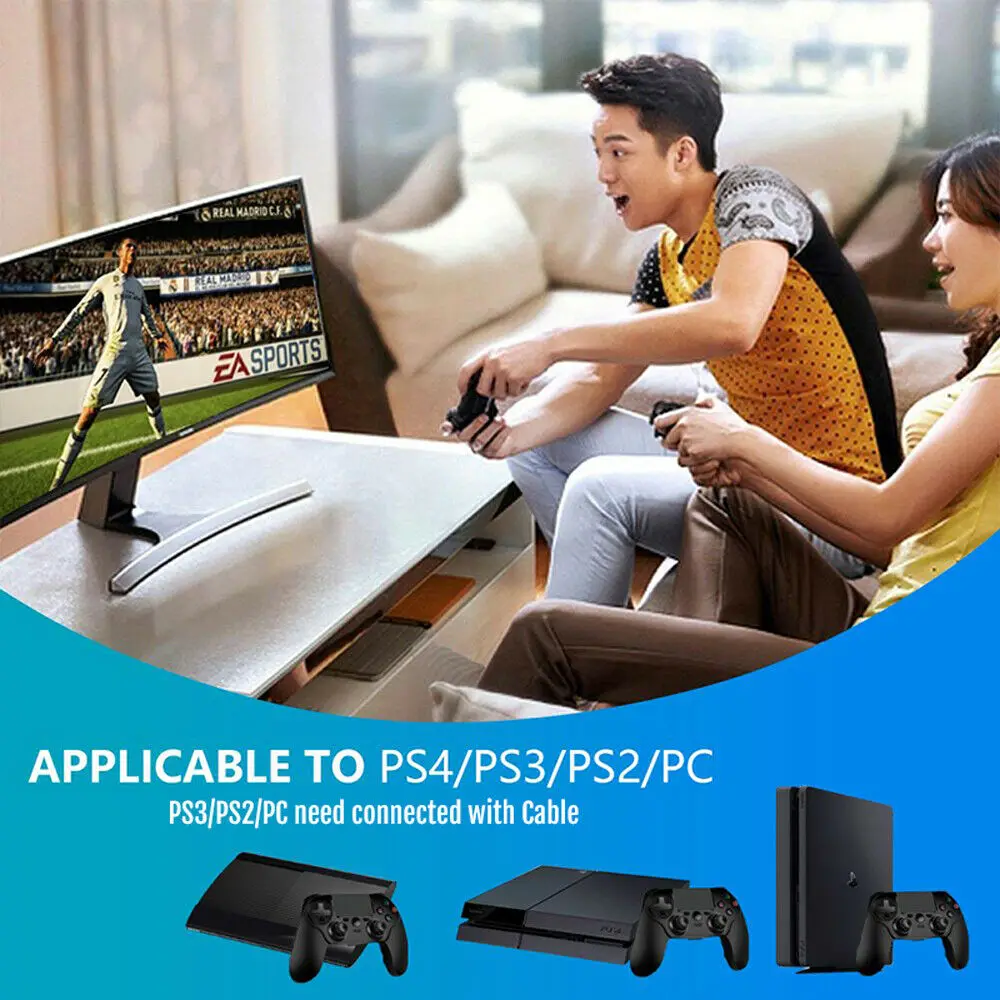 Беспроводной Bluetooth геймпад контроллер для Dualshock PS4 playstation 4 ягодный синий джойстик для мобильного телефона планшета