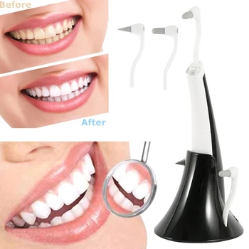 

Portable Tooth Cleaner Electric Ultrasonic Tooth Stain Eraser Plaque Remover Dental Teeth Stains Tartar Cleaner Whitening Set