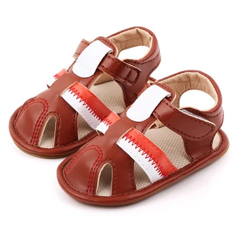 

Color Stitching Toddler Infant Newborn Kids Baby Boys PU Soft Sole Crib Sneakers Sandals Shoes Fashion Baby Shoes 2020