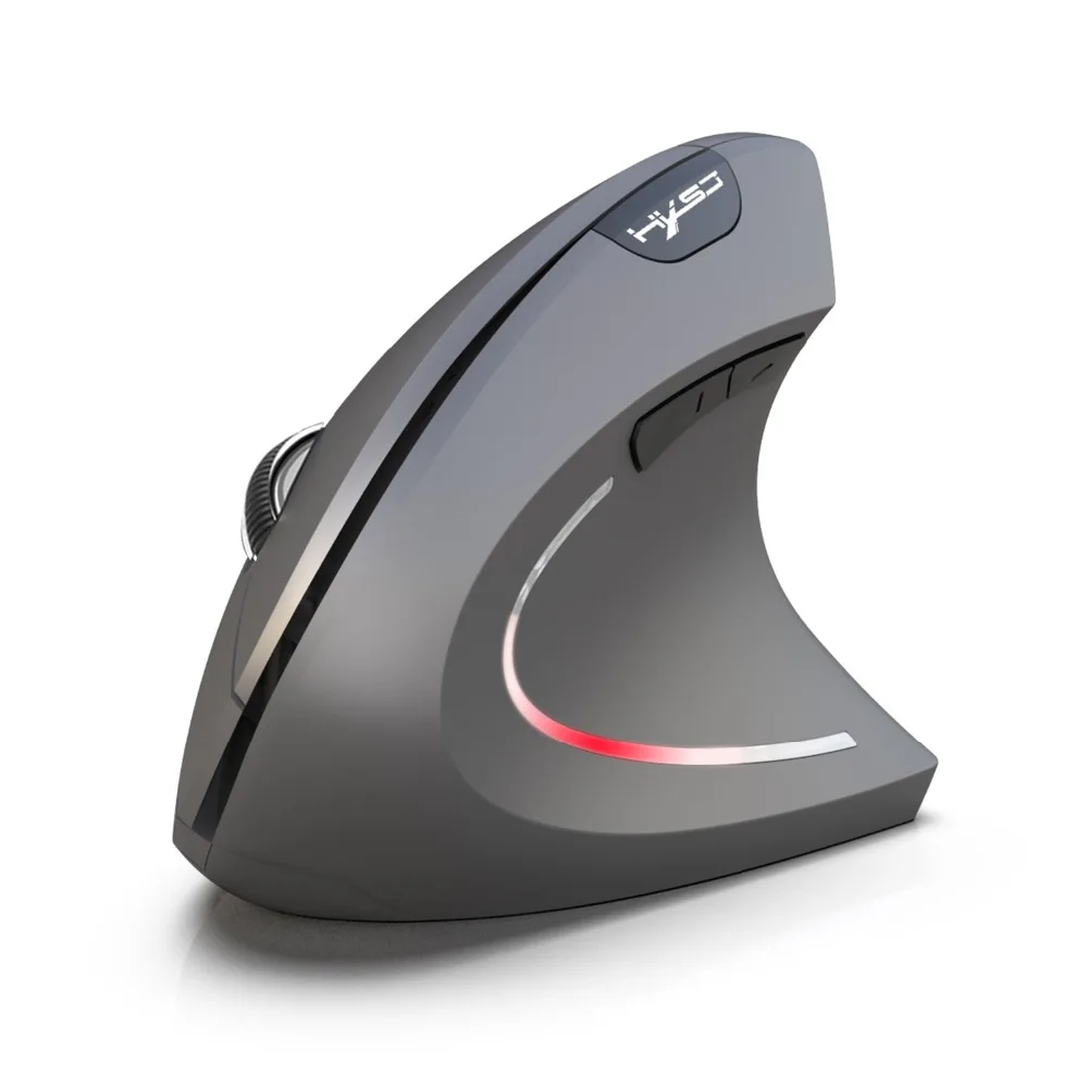 Wireless Gaming Mouse Bluetooth 3.0 Mouse 3 Adjustable DPI 800 1600 2400 6 Buttons Rechargeable Ergonomic Vertical Mice For PC