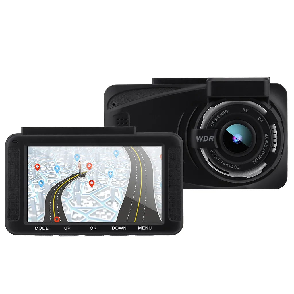 170 градусов HD 1080P Dash Cam Автомобильная камера DVR камера с gps Видео рекордер ночного видения 3 дюйма