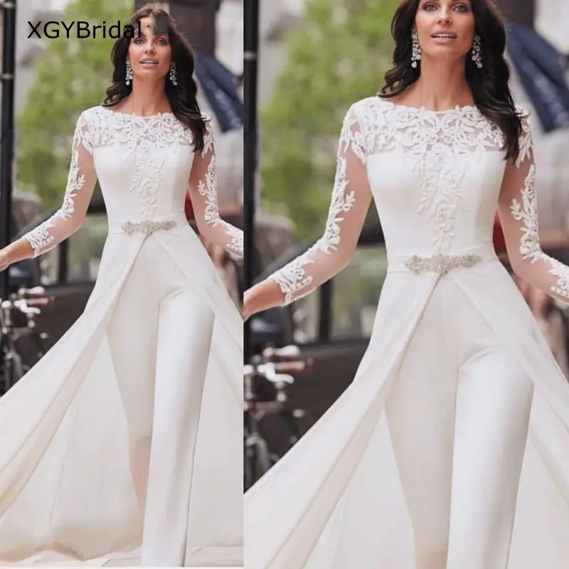 ivory jumpsuit long sleeve