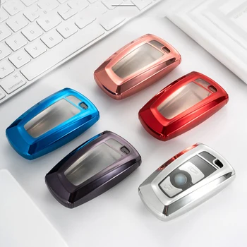 Nuovo TPU Auto Chiave A Distanza di Caso Della Copertura Completa Per BMW F10 F20 F30 E34 E36 E90 1 3 5 7 Serie X3 X4 M4 M5 320i Chiave A Distanza Borsette Supporto