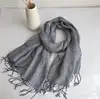 100% Linen New Spring and Autumn Unisex Scarf Echarpe Muslim Hijab Foulard Shawls Tie Dye Scarves Women/Men Sjaal Scarfs 3