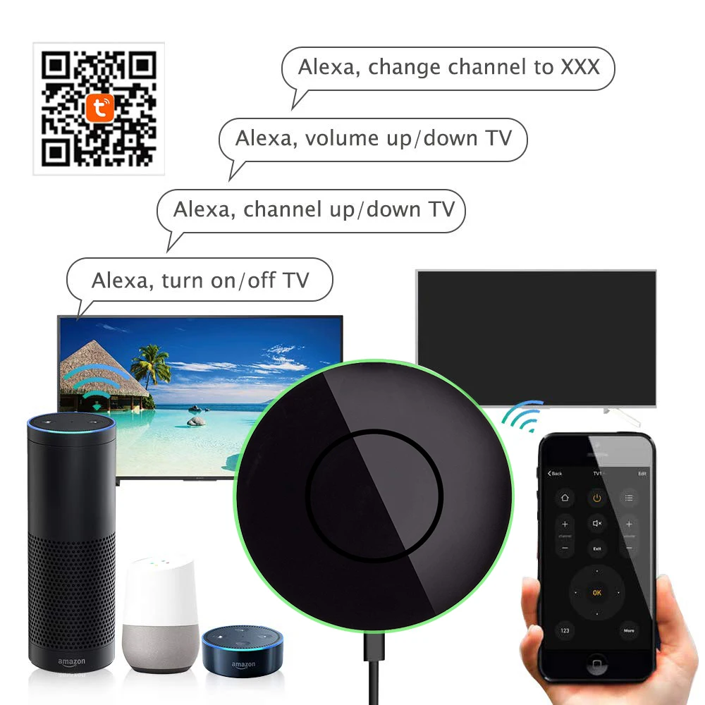 Wifi smart IR пульт дистанционного управления кондиционер телевизионный вентилятор