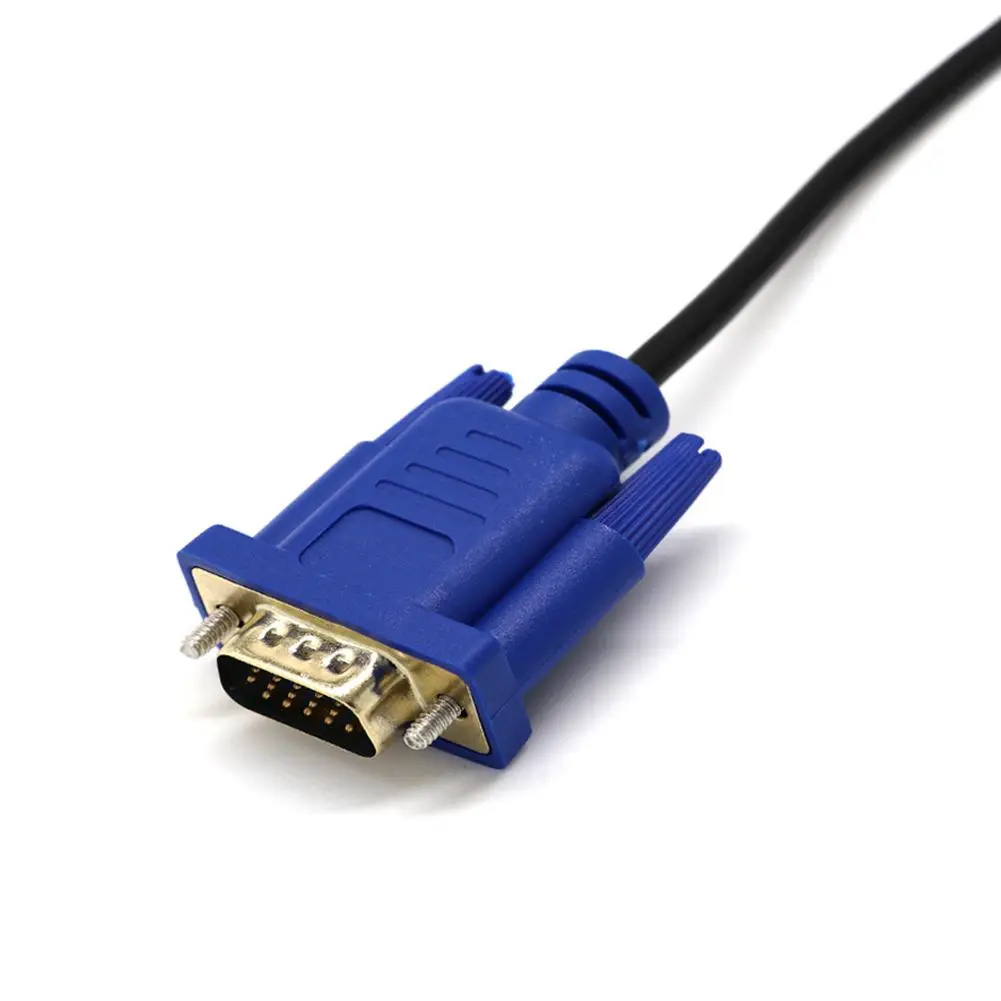 1 5 м DVI I с на VGA D Sub видео Кабельный адаптер переходник свинец поддержка 1080P HDTV Windows