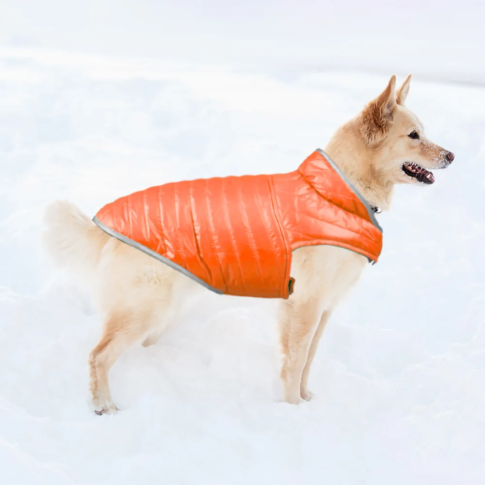 Double-Sided Waterproof Puppy Jacket Winter Pet Dog Warm Clothes Vest Coat For Medium Dogs Reflective Clothing Pet Outfit XS-XXL Double-Sided Waterproof Puppy Jacket Winter Pet Dog Warm Clothes Vest Coat For Medium Dogs Reflective Clothing Pet Outfit XS-XXL