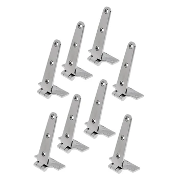 

8 Pieces Marine Grade 316 Stainless Steel Door Hatch Hinge Boat/Yacht Hardware High Polished Surface 4 Inch & 6 Inch