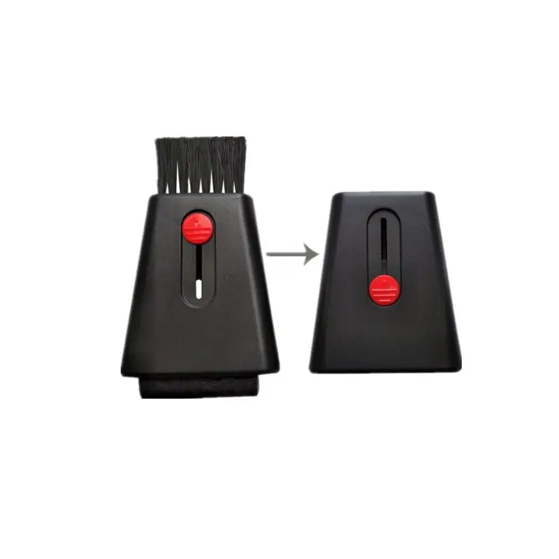 Computer Keypad Cleaner Screen Clean Bursh Push-pull for LP Vinyl Player Record
