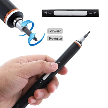 

19pcs Rechargeable Screwdriver Set Mini Electric Screwdriver Hex Phillips Kit with Magnetic Bit Extension