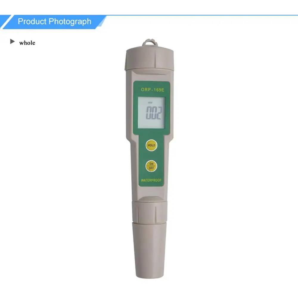 

Portable ORP Meter Detector Negative Redox Oxidation-Reduction Potential Tester Pen Digital Water Quality Monitor Measuring
