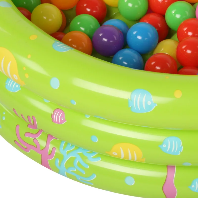 

T2008 Infant Inflatable Thick Swimming Pool Baby Oceans Ball Pool Paddling Pool 130cm